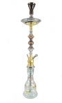 02-Khalil Mamoon Hookah  Trimetal 32" 